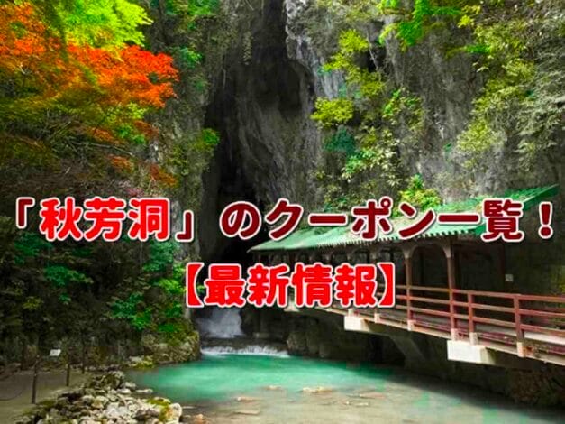 「秋芳洞」のクーポン一覧！【最新版】