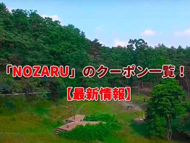 「NOZARU」のクーポン一覧！【最新版】