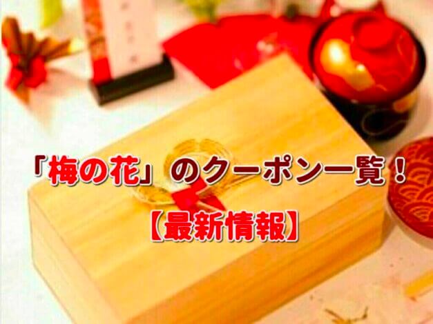 「梅の花」のクーポン一覧！【最新版】